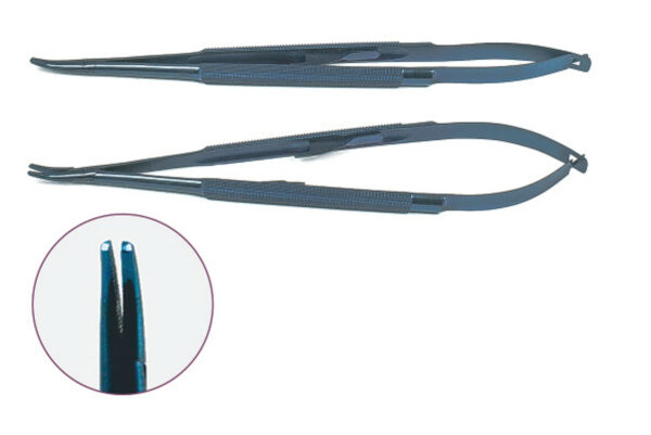 МикроИглодержатели изогнутые