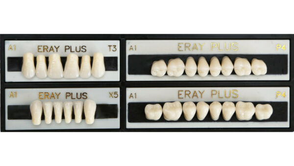 Зубы композитные трехслойные Eray Plus (8 зубов/комплект)