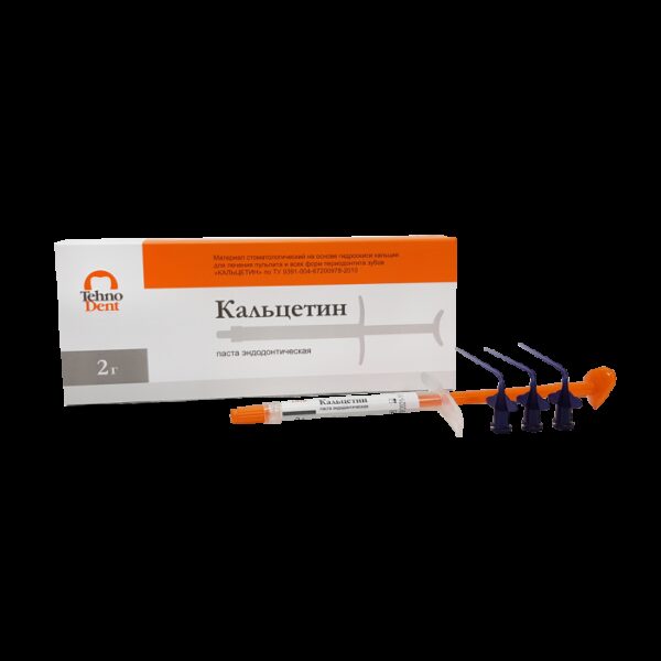 Кальцетин (шприц 2 г, канюли/ насадки одноразовые)