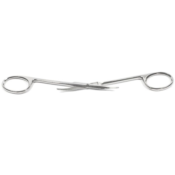 Ножницы офтальмологические вертикально-изогнутые тупоконечные 110мм Н-44 ТП арт. 601-4
