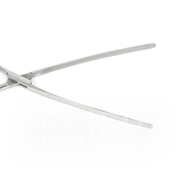 Зажим кишечный эластичный для взрослых прямой 240 мм З-40-1 ТП арт.303-3