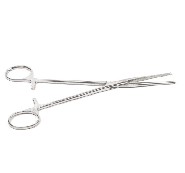 Зажим кровоостанавливающий 1×2 зубый зубчатый прямой №3 200мм З-31 ТП арт. 300-7 ТП