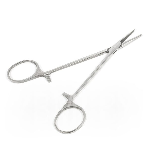 Зажим кровоостанавливающий 1х2 зубый зубчатый прямой (для новорожденных и детей раннего возраста) 125 мм З-117 ТП арт.300-28