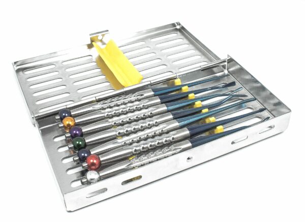 Набор элеваторов корневых в стерилизаторе (7 инструментов) 129 ЮП/UP