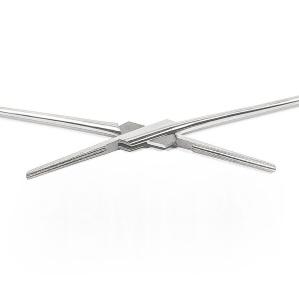 Зажим кровоостанавливающий с атравматической нарезкой прямой 160 мм З-11-1 ТП арт.300-25