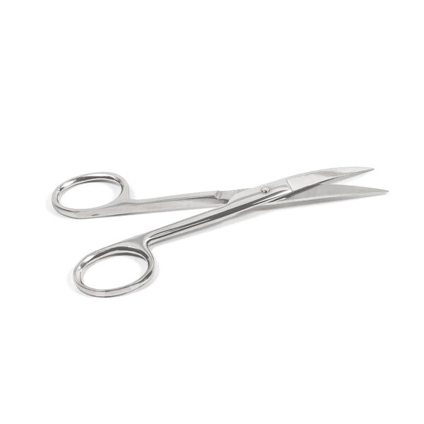 Ножницы с двумя острыми концами изогнутые 140мм Н-3-2 ТП арт.353-2