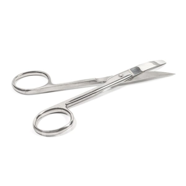 Ножницы с одним острым концом изогнутые 140мм Н-3-1 ТП арт. 354-2