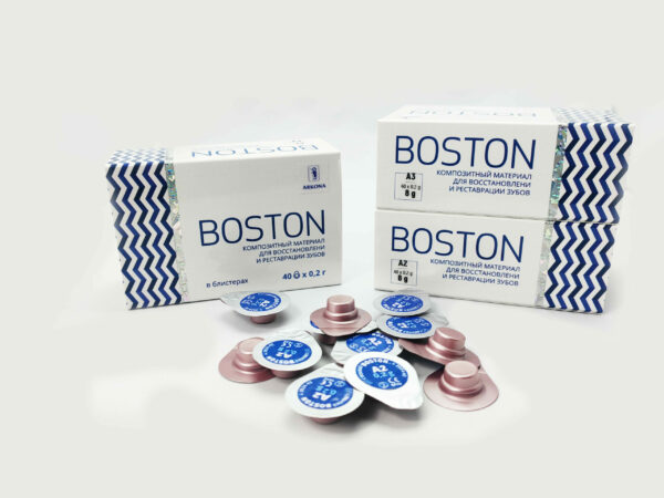 Материал композитный для восстановления и реставрации зубов BOSTON набор: 40х0,2 г.